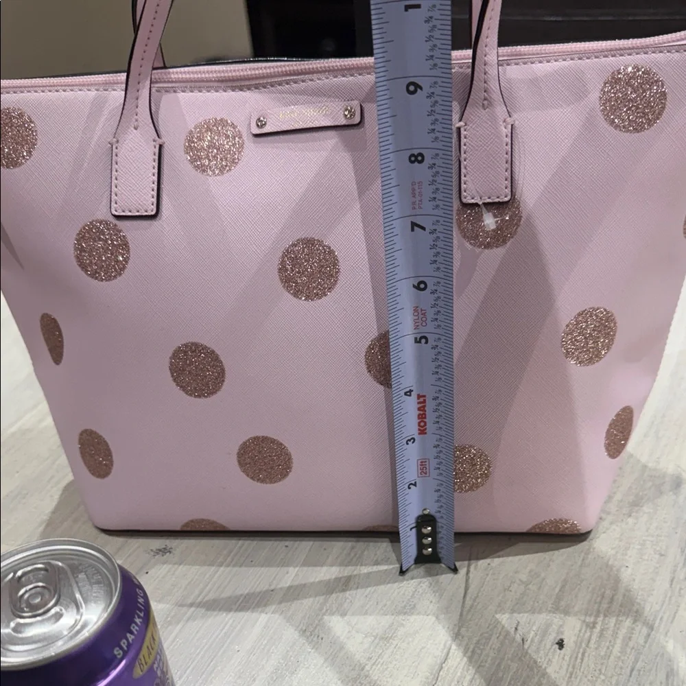 Kate Spade Pink Tote with Glitter Polka Dots ❤️